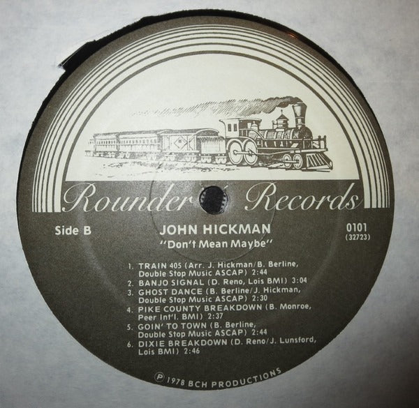 John Hickman: Don't Mean Maybe 12" - Image 3