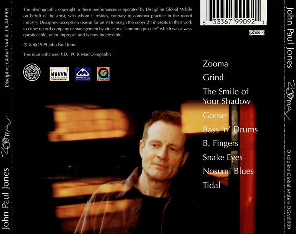 John Paul Jones: Zooma CD - Image 2