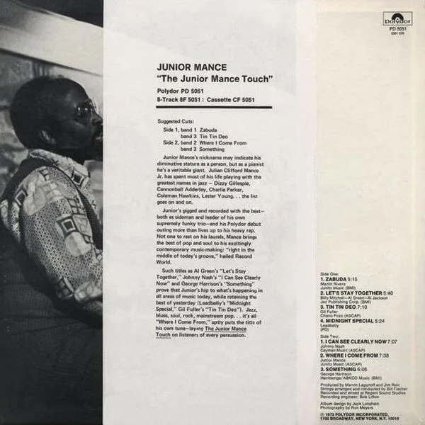 Junior Mance: The Junior Mance Touch 12" - Image 2