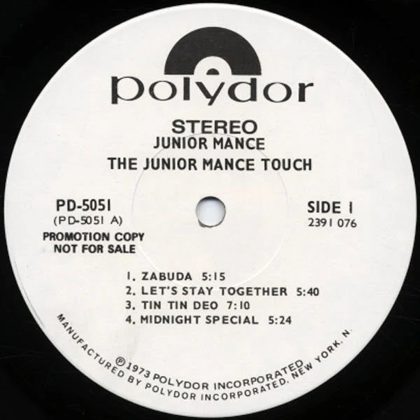 Junior Mance: The Junior Mance Touch 12" - Image 3