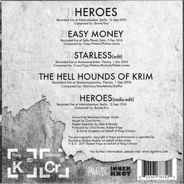 King Crimson: Heroes CD - Image 2