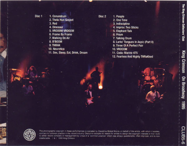 King Crimson: On Broadway 2xCD - Image 2
