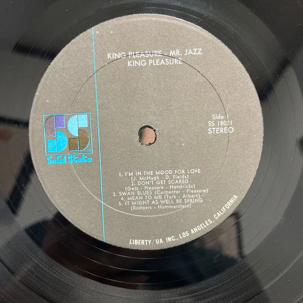 King Pleasure: Mr. Jazz 12" - Image 2