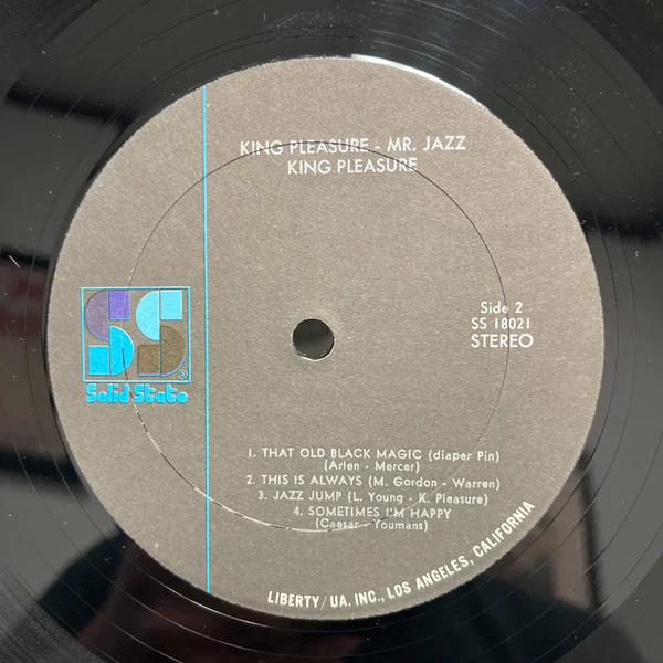 King Pleasure: Mr. Jazz 12" - Image 3