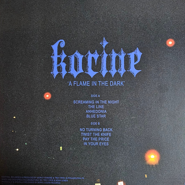Korine: A Flame In The Dark 12" - Image 2