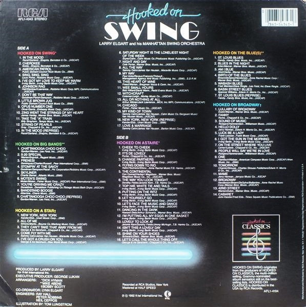 Larry Elgart And His Manhattan Swing Orchestra: Hooked On Swing 12" - Image 3