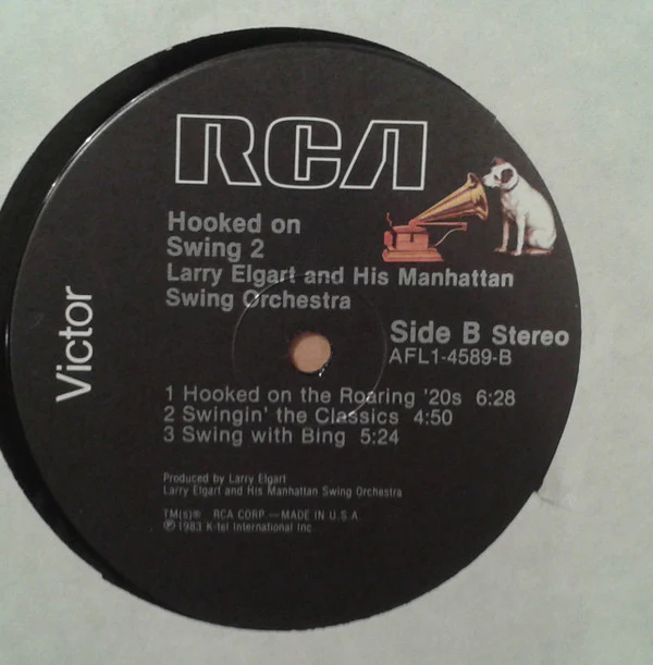 Larry Elgart And His Manhattan Swing Orchestra: Hooked On Swing 2 12" - Image 3