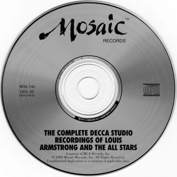 Louis Armstrong And His All-Stars: The Complete Decca Studio Recordings Of Louis Armstrong And The All Stars CD box set - Image 11