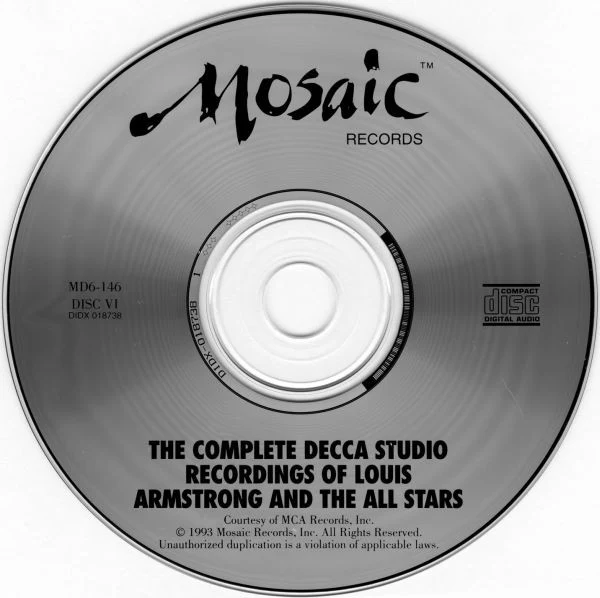 Louis Armstrong And His All-Stars: The Complete Decca Studio Recordings Of Louis Armstrong And The All Stars CD box set - Image 20