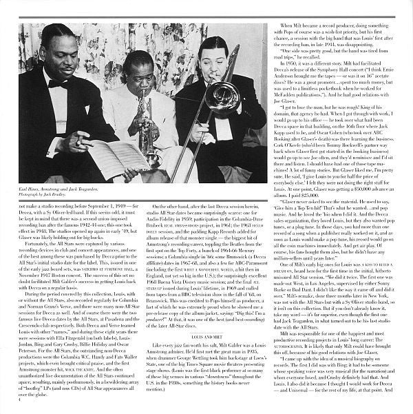 Louis Armstrong And His All-Stars: The Complete Decca Studio Recordings Of Louis Armstrong And The All Stars CD box set - Image 27