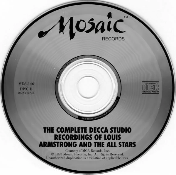 Louis Armstrong And His All-Stars: The Complete Decca Studio Recordings Of Louis Armstrong And The All Stars CD box set - Image 6