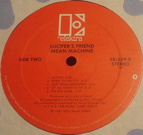 Lucifer's Friend: Mean Machine 12" - Image 2
