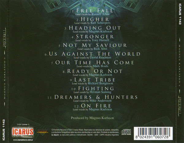 Magnus Karlsson's Free Fall: S/T CD - Image 2