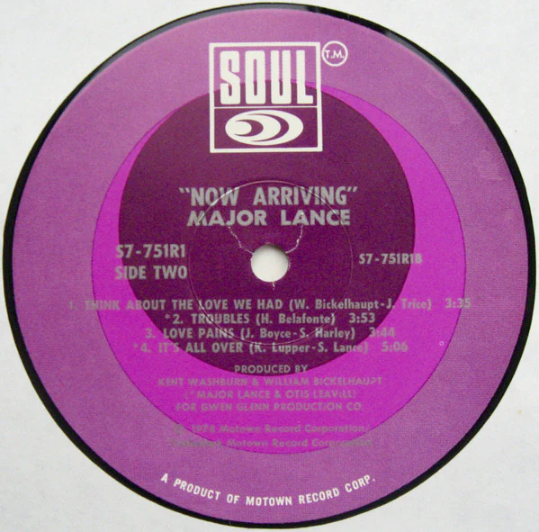 Major Lance: Now Arriving 12" - Image 2