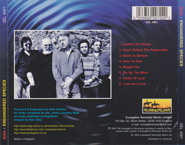 Man: Endangered Species CD - Image 2