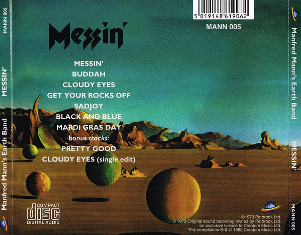 Manfred Mann's Earth Band: Messin' CD - Image 2