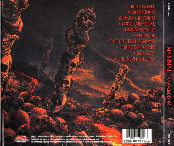 Manimal: Armageddon CD - Image 2