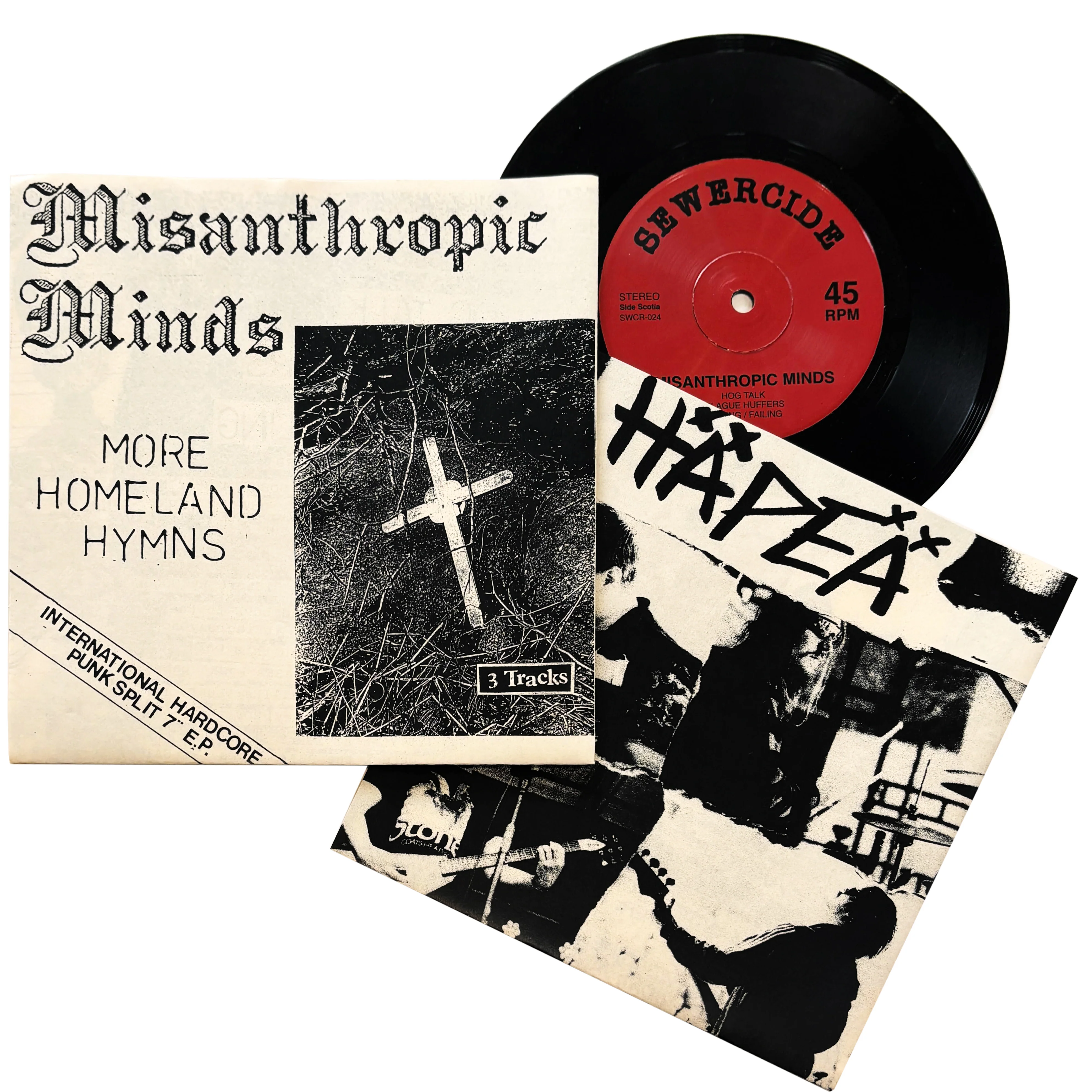 Misanthropic Minds / Häpeä: Split 7" - Image 2