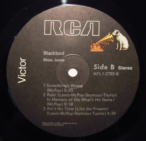 Mose Jones: Blackbird 12" - Image 4