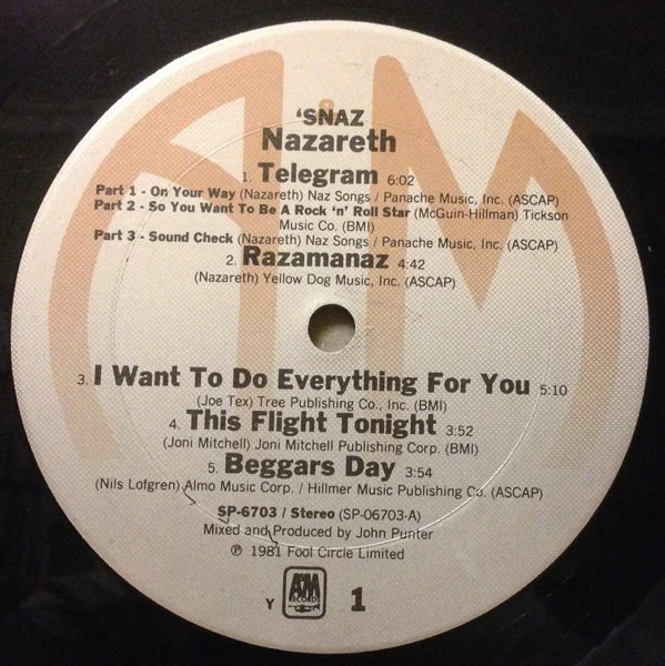 Nazareth: 'Snaz 2x12" - Image 3