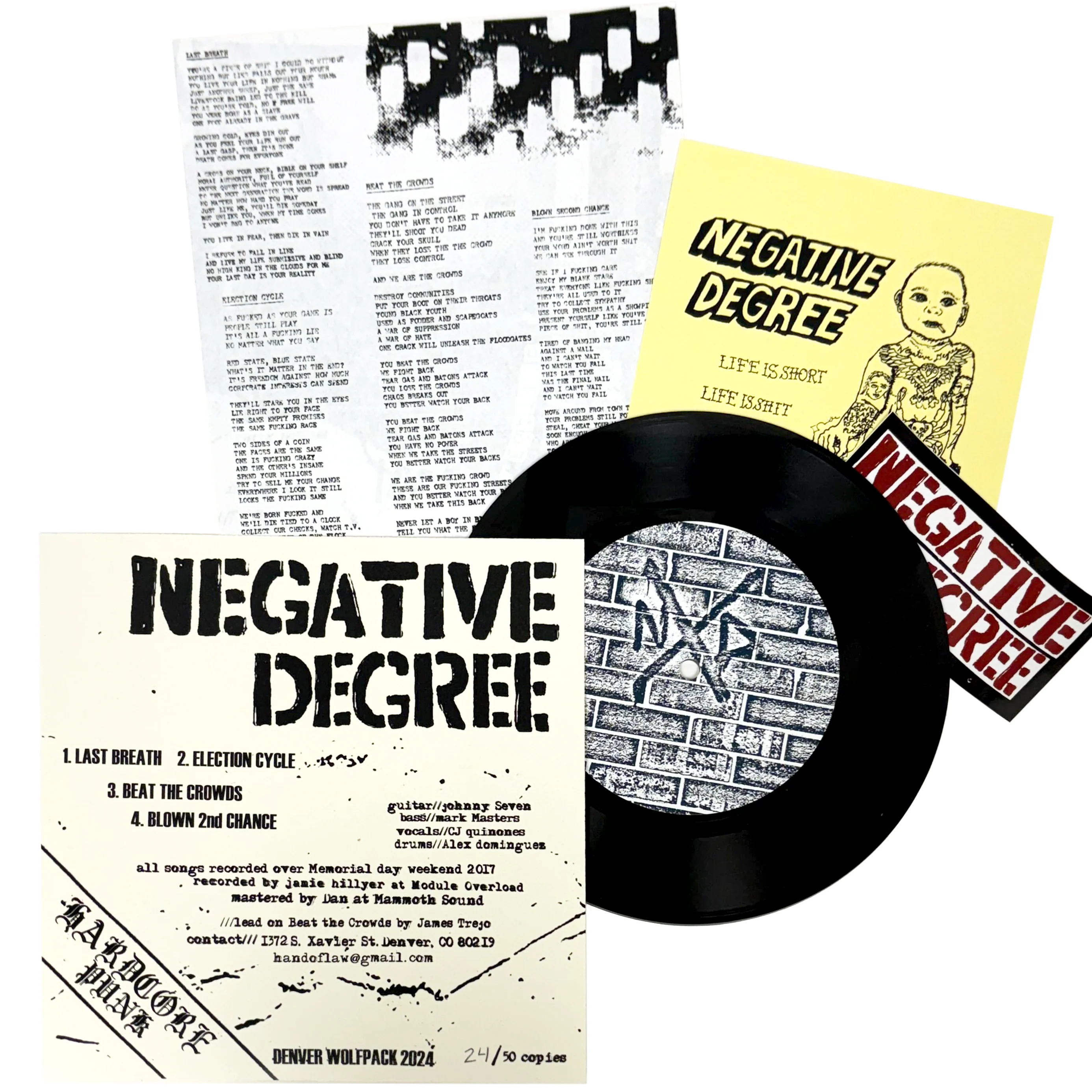 Negative Degree: S/T 7" lathe