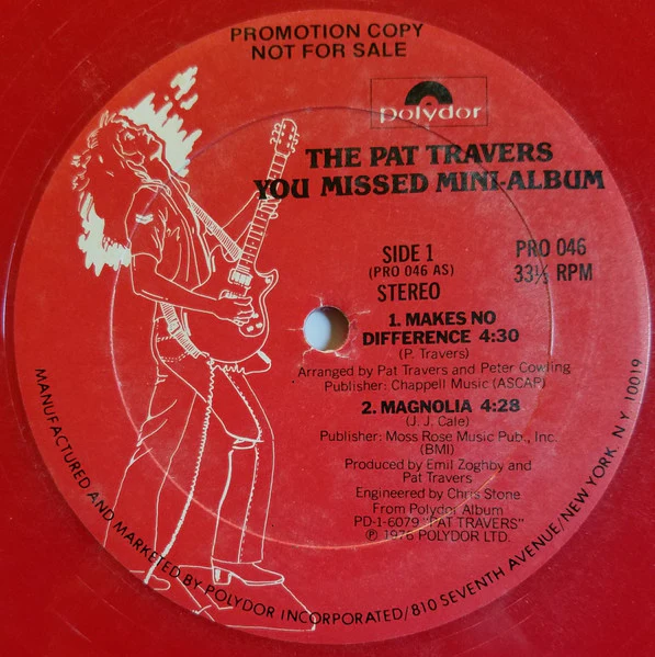 Pat Travers: The Pat Travers You Missed Mini-Album 12" - Image 2