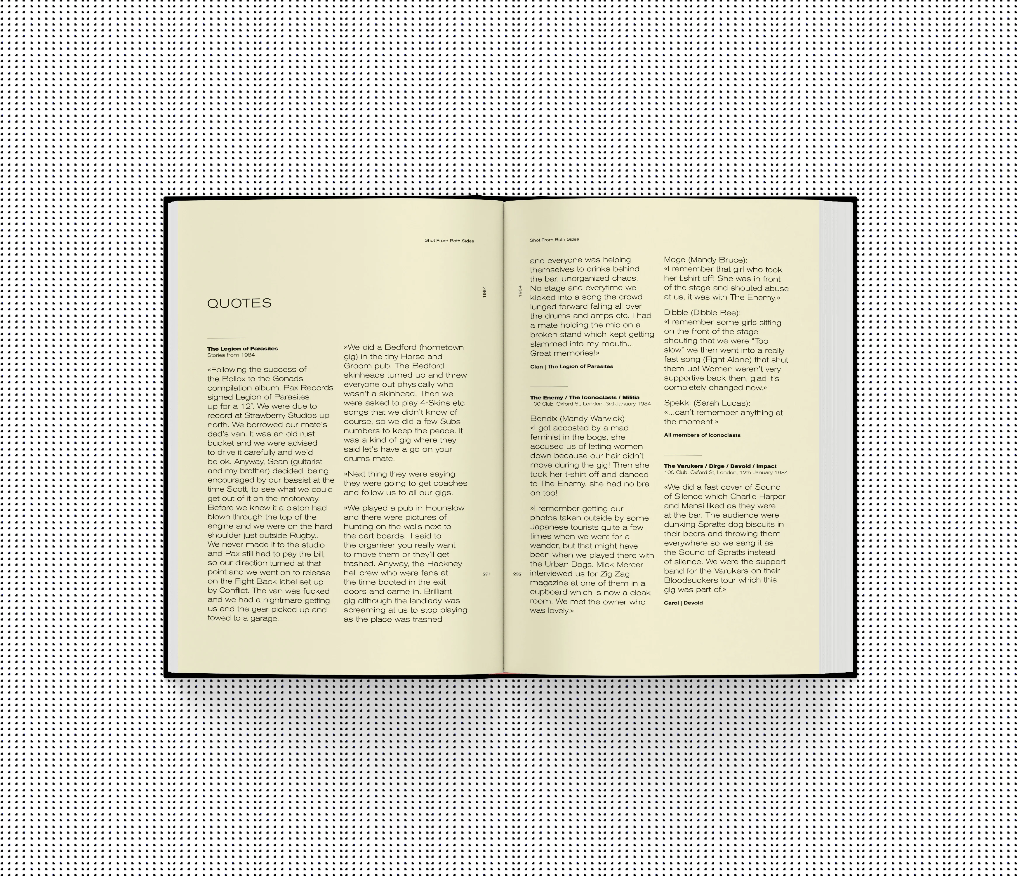 Paul May: Shot From Both Sides - Photos of UK Punk Gigs 1981-86 book - Image 6