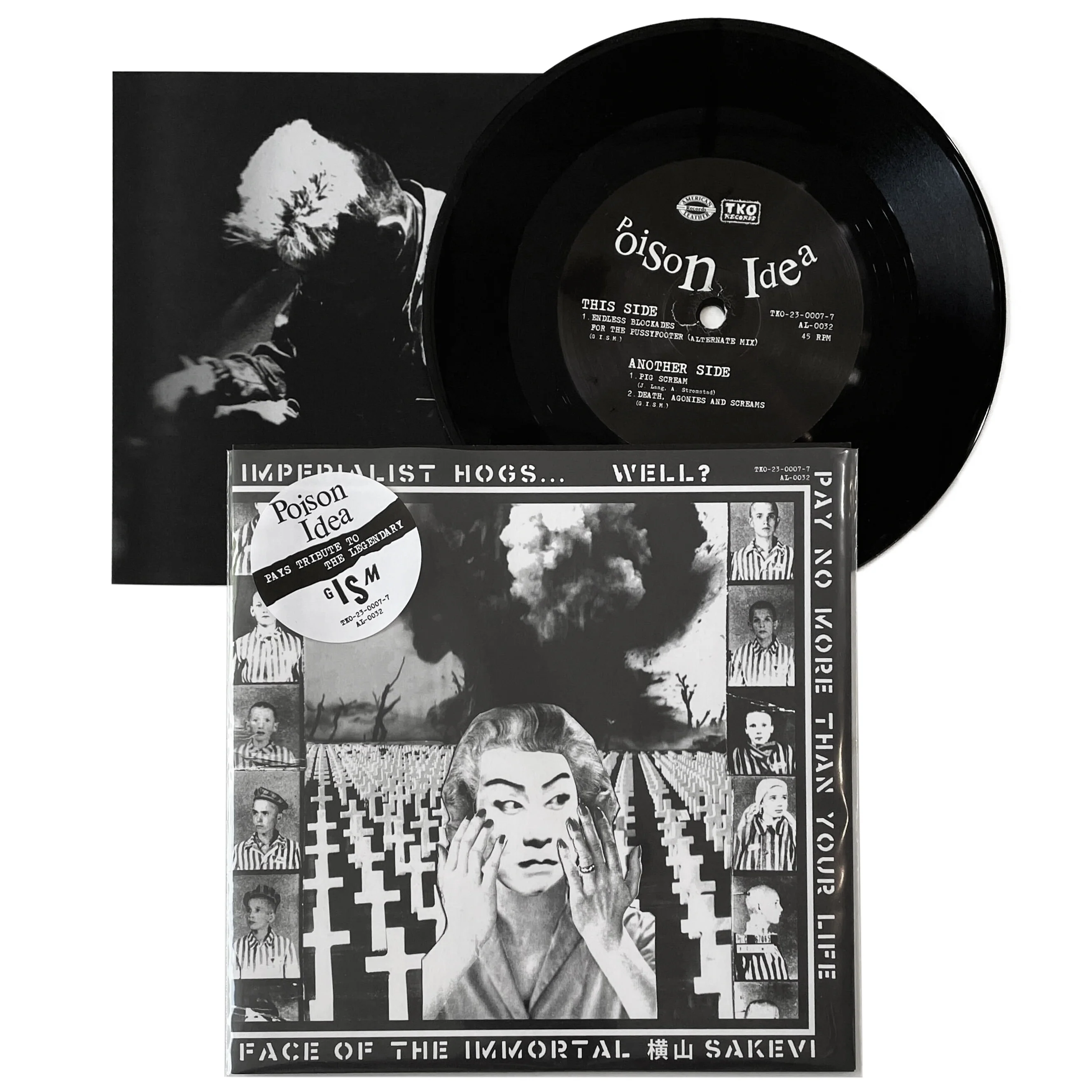 Poison Idea: Tribute To GISM 7"