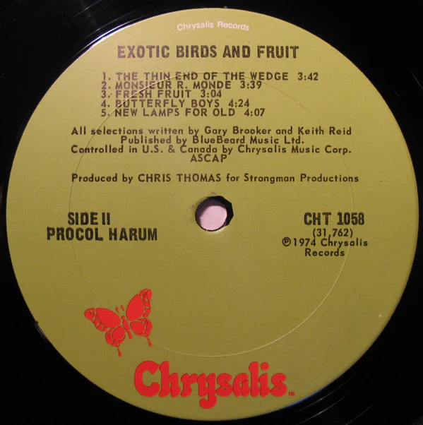 Procol Harum: Exotic Birds And Fruit 12" - Image 3