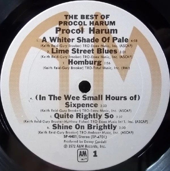 Procol Harum: The Best Of Procol Harum 12" - Image 2