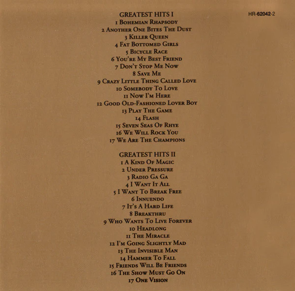 Queen: Greatest Hits I & II 2xCD - Image 2