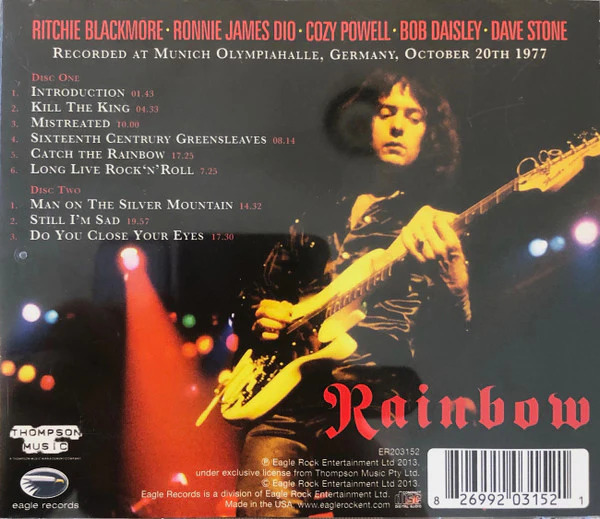 Rainbow: Live In Munich 1977 2xCD - Image 2