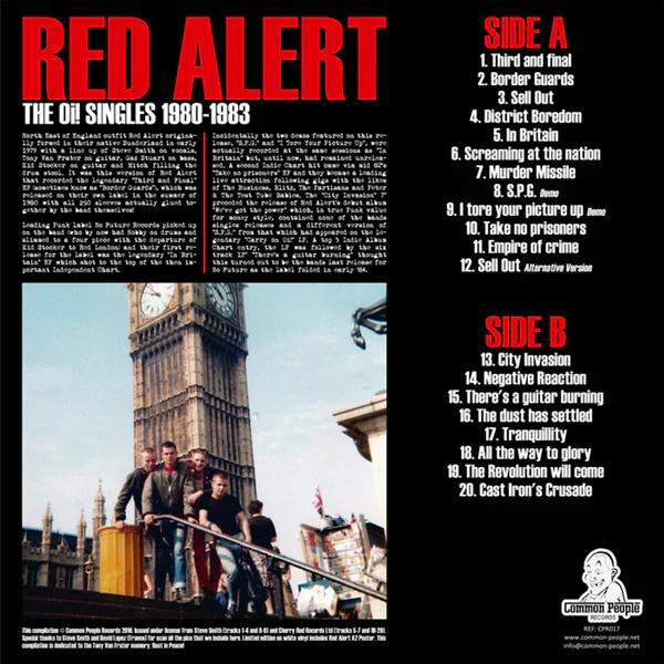 Red Alert: The Oi! Singles 1980-1983 12" - Image 2