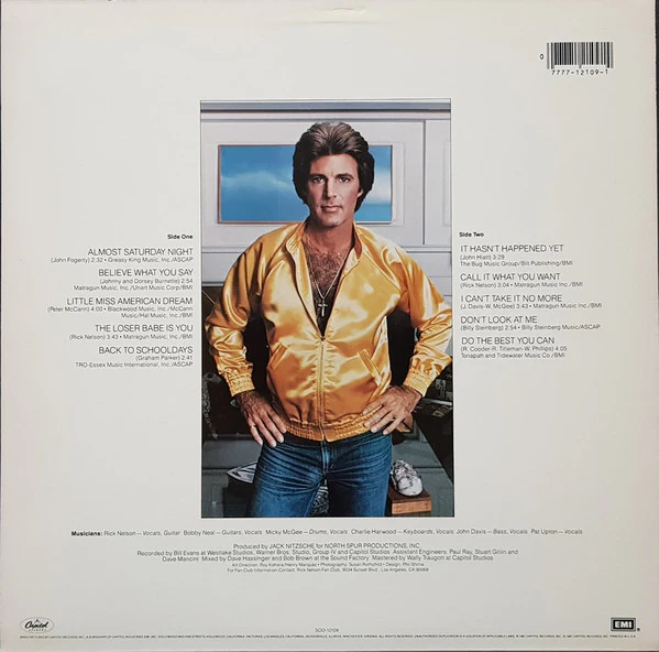 Ricky Nelson: Playing To Win 12" - Image 2