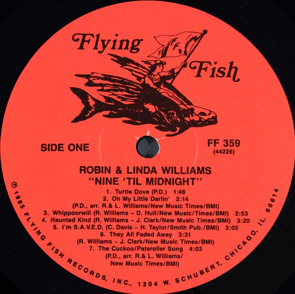 Robin & Linda Williams: Nine 'Til Midnight 12" - Image 2