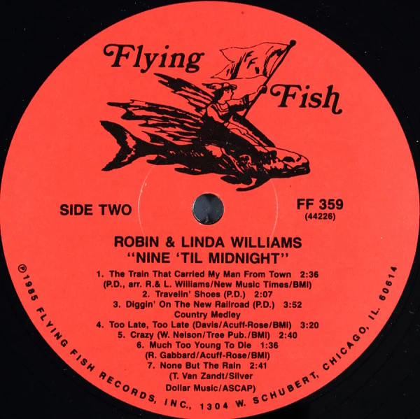 Robin & Linda Williams: Nine 'Til Midnight 12" - Image 3