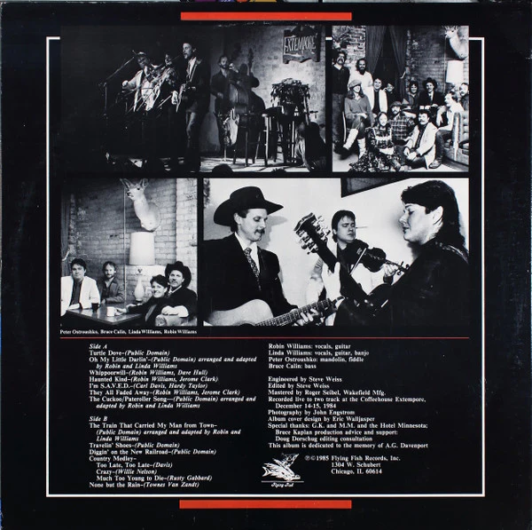 Robin & Linda Williams: Nine 'Til Midnight 12" - Image 4