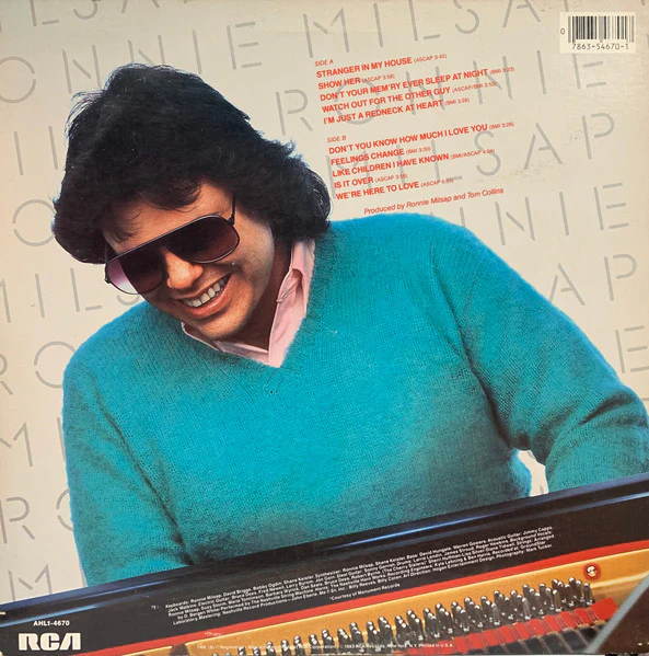 Ronnie Milsap: Keyed Up 12" - Image 2