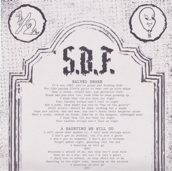 S.B.F.: S/T 7" - Image 2
