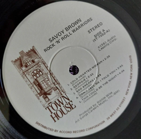 Savoy Brown: Rock 'N' Roll Warriors 12" - Image 3