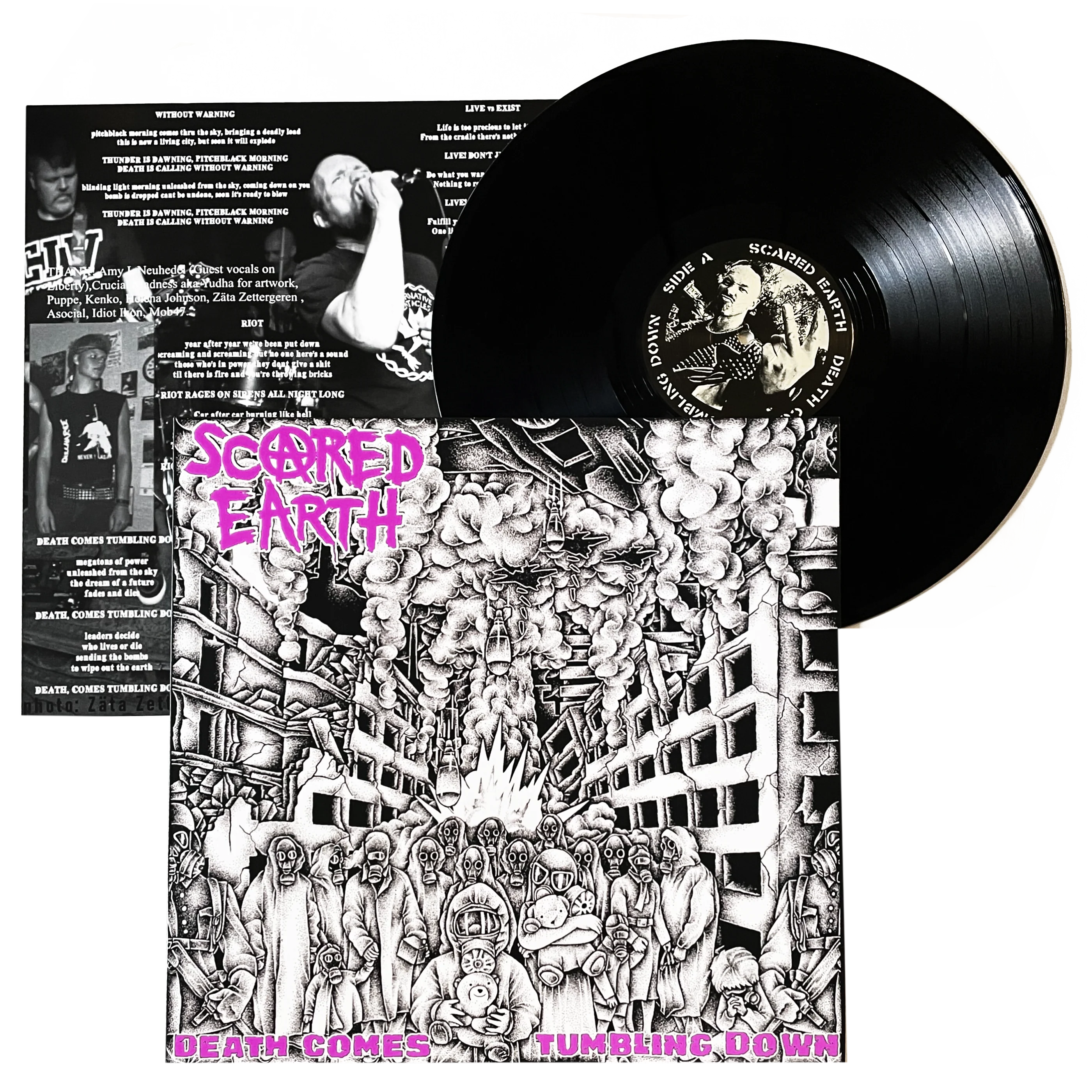 Scared Earth: Death Comes Tumbling Down 12"
