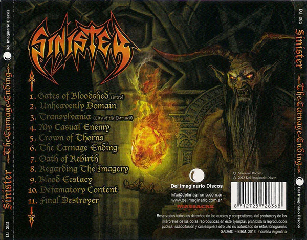 Sinister: The Carnage Ending CD - Image 2