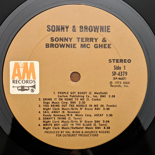 Sonny Terry & Brownie McGhee: Sonny & Brownie 12" - Image 3