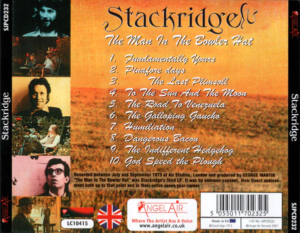 Stackridge: The Man In The Bowler Hat CD - Image 2