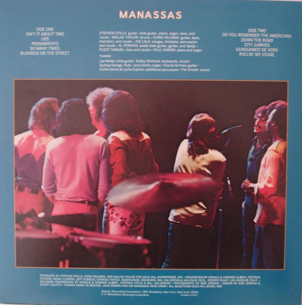 Stephen Stills & Manassas: Down The Road 12" - Image 2