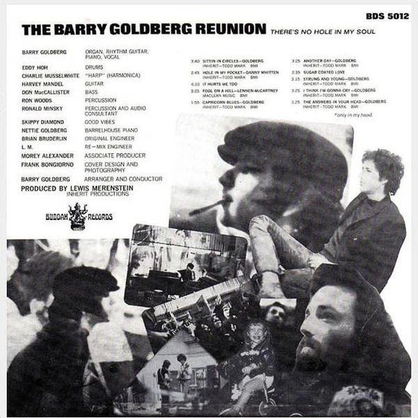 The Barry Goldberg Reunion: There's No Hole In My Soul 12" - Image 2