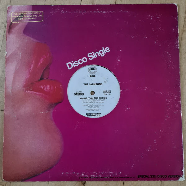The Jacksons: Blame It On The Boogie 12" - Image 2