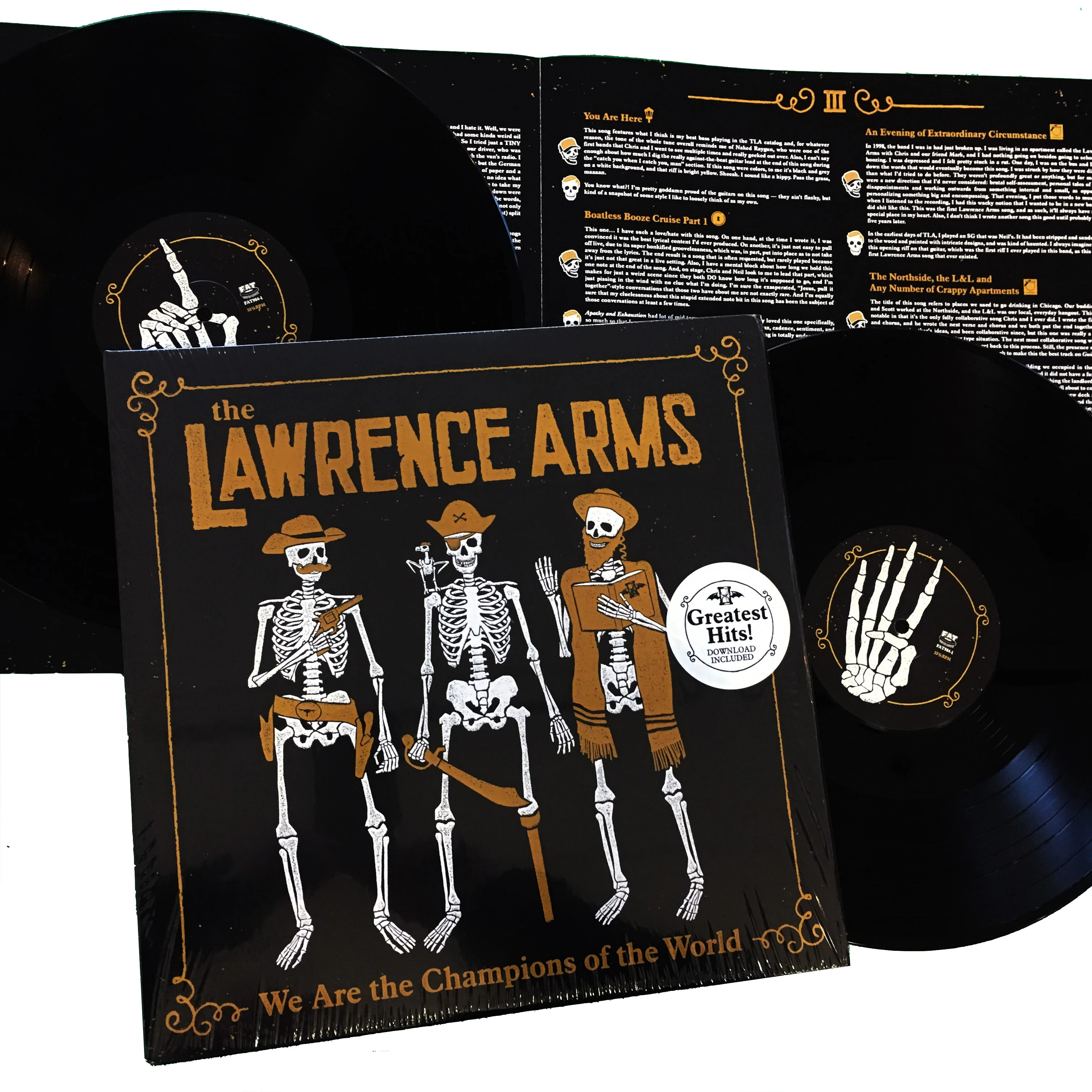 The Lawrence Arms: We Are the Champtions 12"