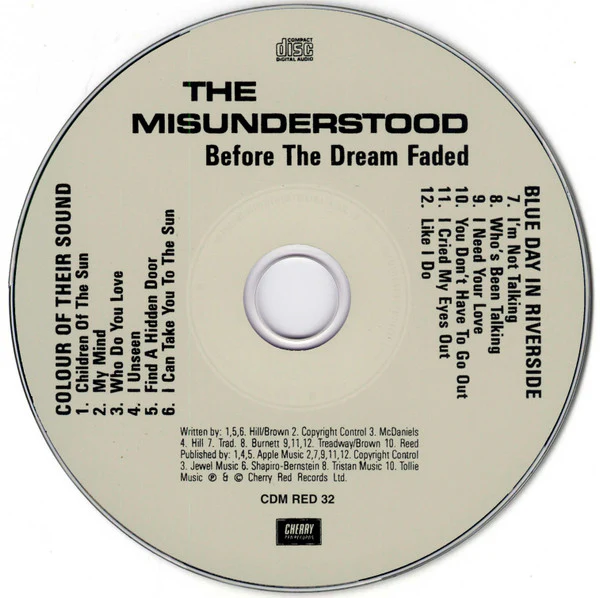 The Misunderstood: Before The Dream Faded CD - Image 3
