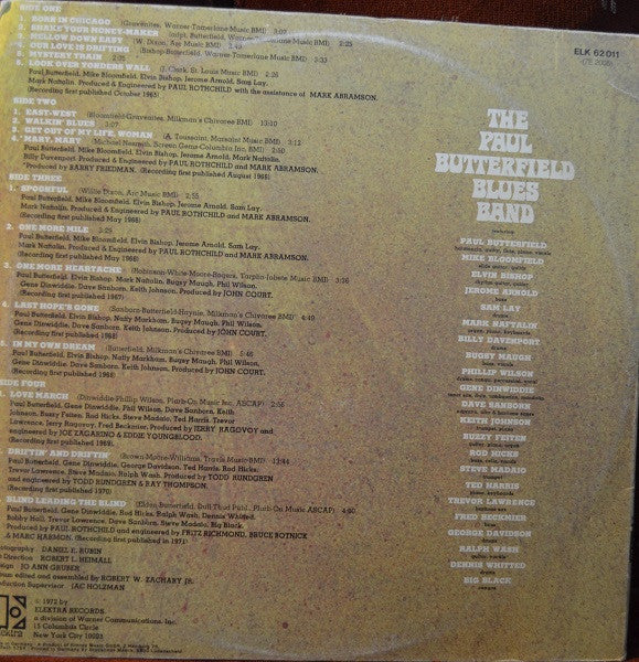 The Paul Butterfield Blues Band: Golden Butter, The Best Of The Paul Butterfield Blues Band 2x12" - Image 2